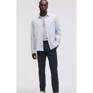 Lululemon Mens Navy Commission Pant Classic Warpstreme Pants 38x30 Blue AN NWT